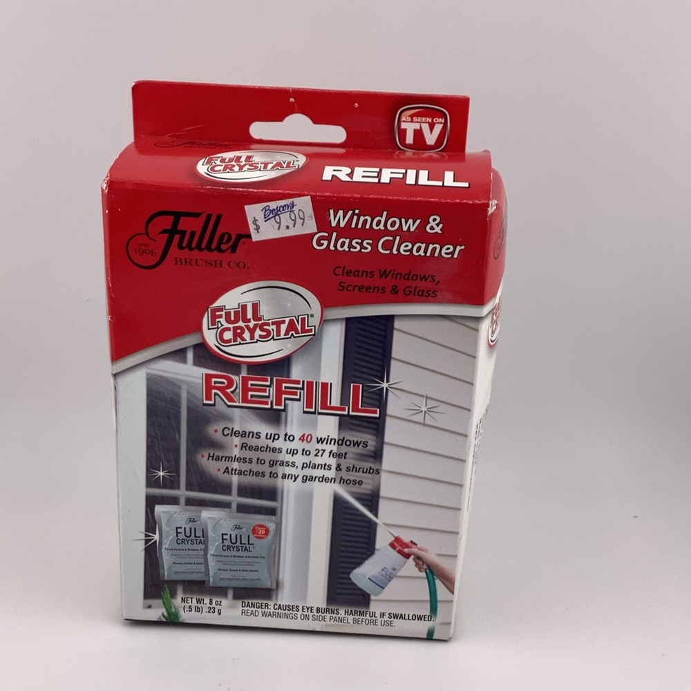 New Fuller Brush Co Window and Glass Cleaner Full Crystal Refill